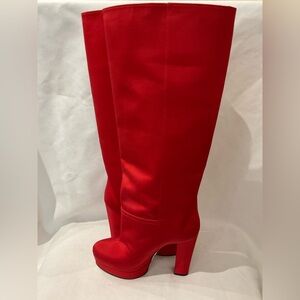 Gucci Red Boots